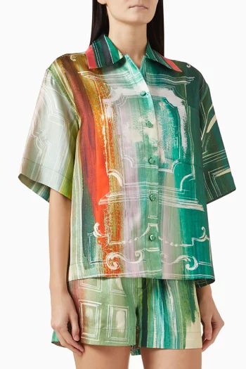 قميص سيسيليا حرير