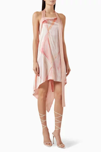 فستان جينفيرا قصير حرير