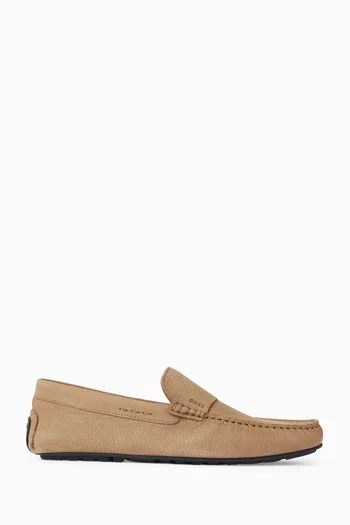 Noel Driver Loafers in Leather