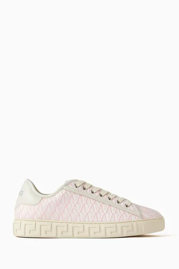 V Allover Greca Sneakers
