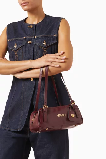 Tag Bowling Bag in Lambskin Leather