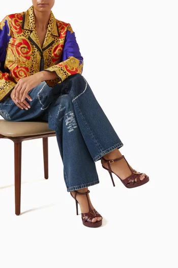 V 120 Sandals in Calf Leather