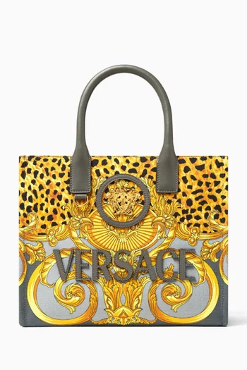 Small La Medusa Tote Bag in Canvas