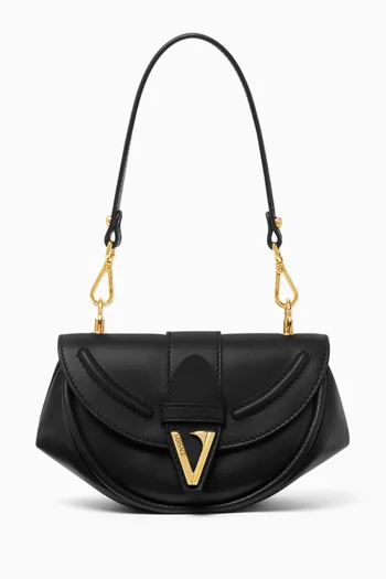 Virtus Medium Shoulder Bag in Leather