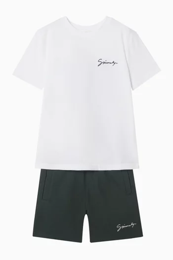 Logo Sweatshorts in Cotton