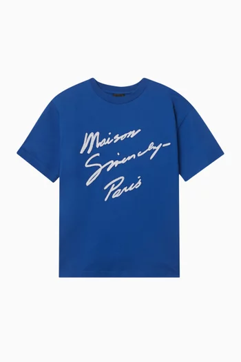 تي شيرت بطبعة شعار Maison Givenchy Paris