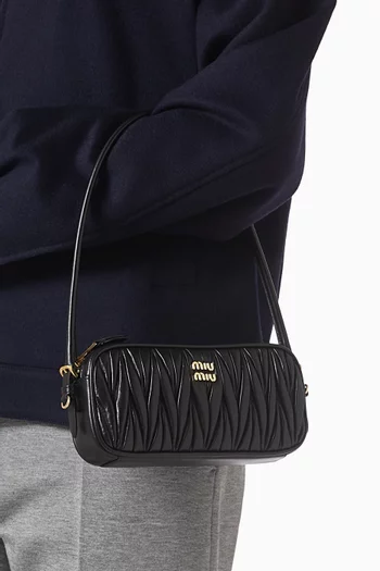 حقيبة صغيرة جلد نابا مبطن