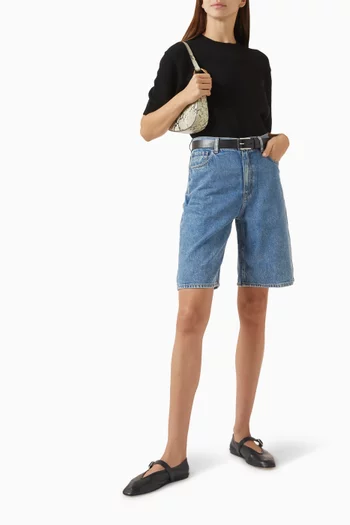 Crop T-shirt in Cashmere