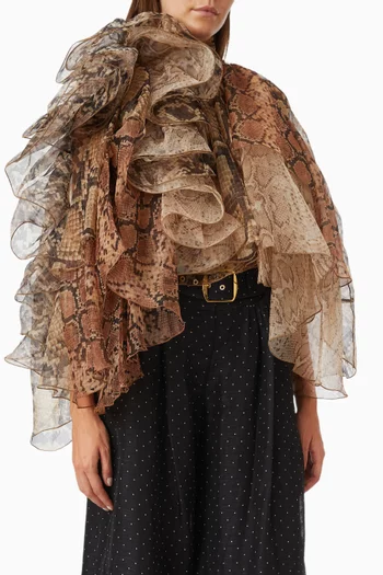 Memento Billow Blouse in Silk