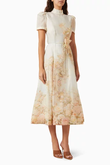 فستان ميمينتو بيكنيك مزيج كتان