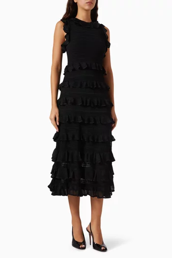 فستان هيبنوتك بحمالات متقاطعة في الخلف نسيج دانتيل