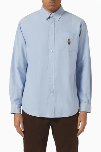 قميص بشعار دب بولو قطن