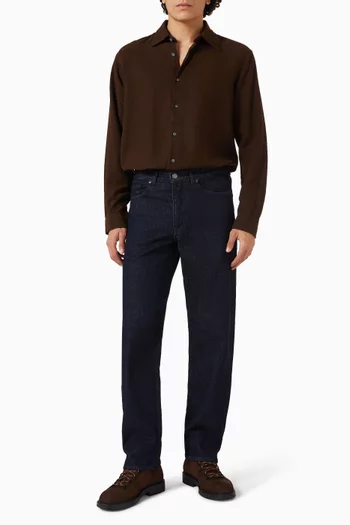 Relaxed Fit Shirt in TENCEL™ Lyocell