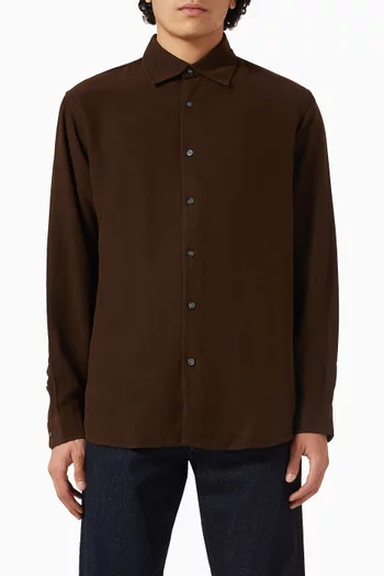 Relaxed Fit Shirt in TENCEL™ Lyocell