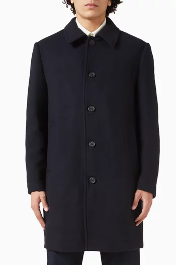Coat in Wool-blend