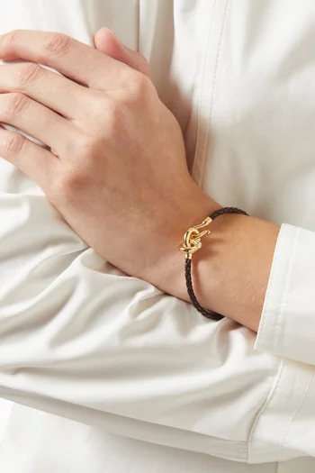 Knot Bracelet in Leather