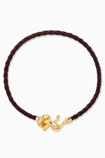 Knot Bracelet in Leather