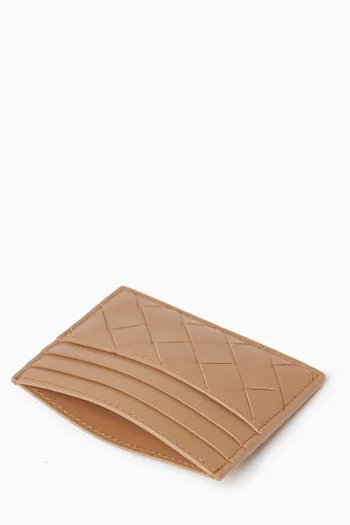 Credit Card Case in Intrecciato Nappa Leather