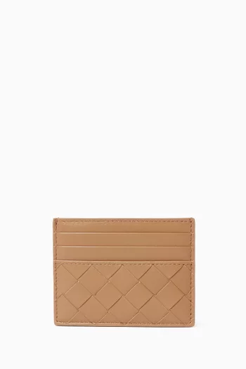 Credit Card Case in Intrecciato Nappa Leather