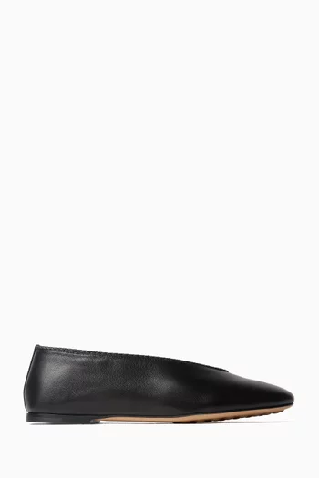 Rosa Ballet Flats in Leather