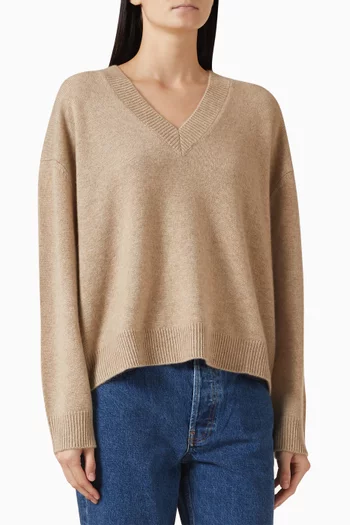 Lee V-neck Sweater in Knit