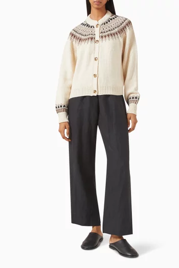 Clarke Cardigan in Wool-blend