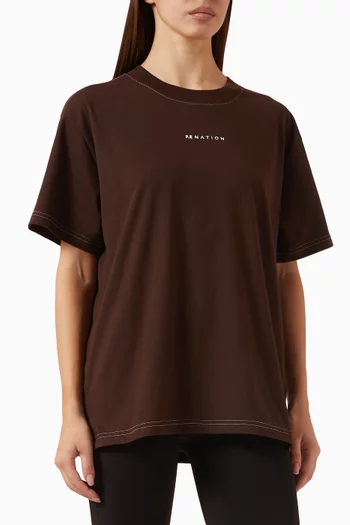 تي شيرت شيفت قطن عضوي