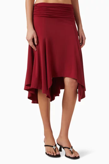 Soffiano Handkerchief Skirt