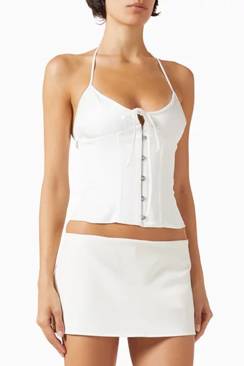 بلوزة ماريني بتصميم مشد