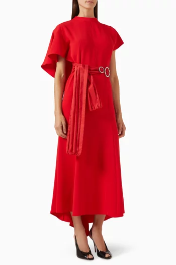 Belted Midi Dress