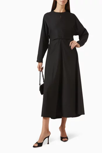 Button-detail Dress