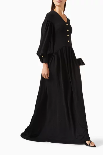 Cranley Pleated Maxi Dress