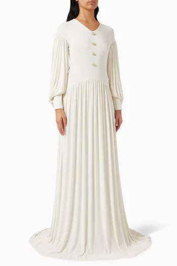 Cranley Pleated Maxi Dress