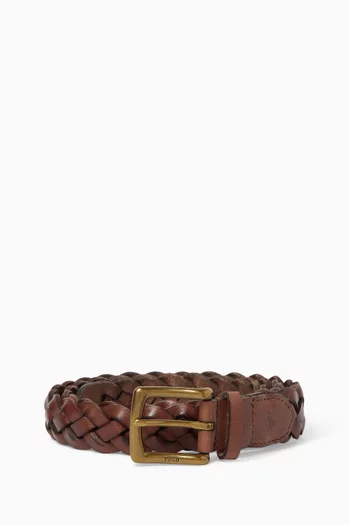 حزام مجدول جلد