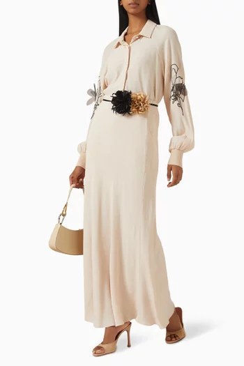 بلوزة مطرزة فيسكوز