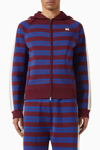 Music Knit Hoodie in Viscose Blend