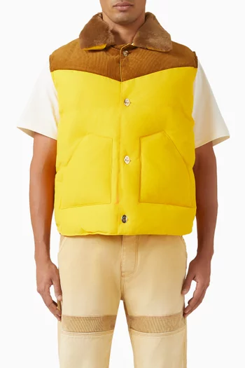 Brixton Shearling-collar Vest