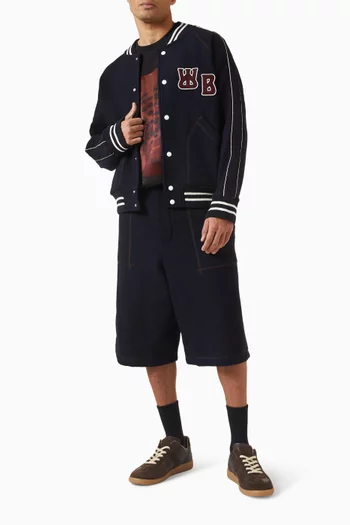 October Varsity Jacket in Wool