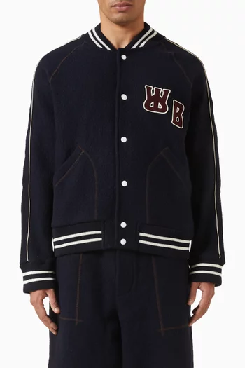 October Varsity Jacket in Wool