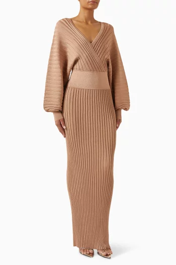 فستان أنيسيا منسوج من لوركس وفيسكوز