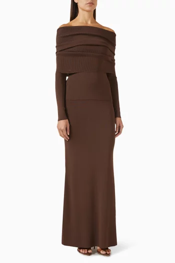 طقم تنورة وبلوزة مادلين بتصميم منسوج مزيج فيسكوز