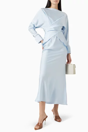 طقم بلوزة وتنورة تيسا ستان