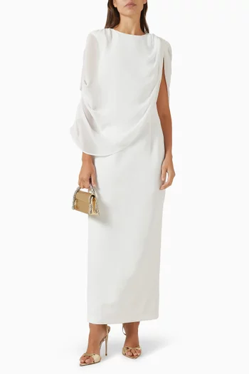 Draped Maxi Dress
