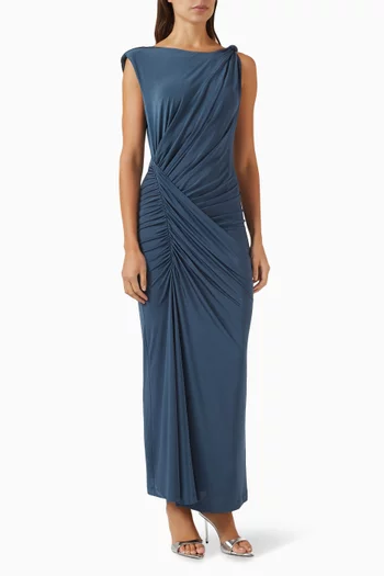 Draped Maxi Dress