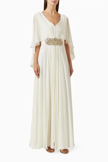 قفطان بكاب مطرز