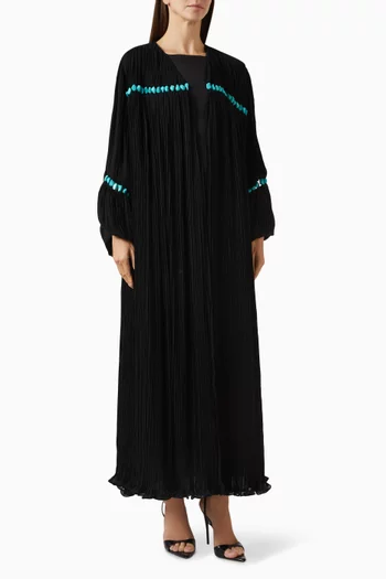 Stone Embellished Abaya Set