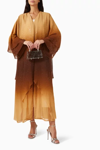 Sequin-embellished Abaya