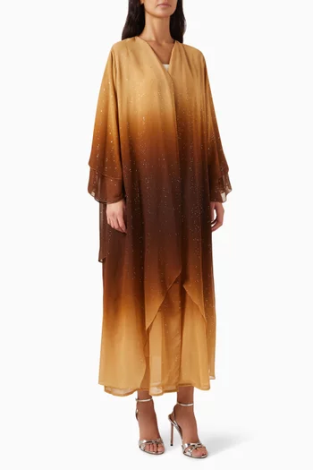 Sequin-embellished Abaya
