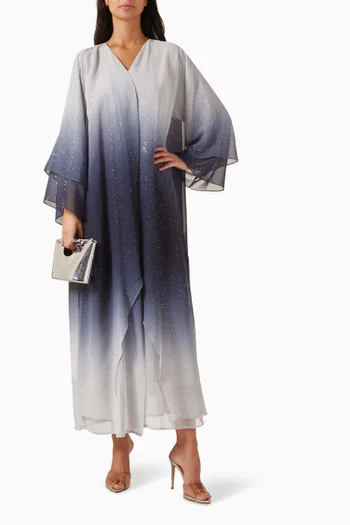 Sequin-embellished Abaya