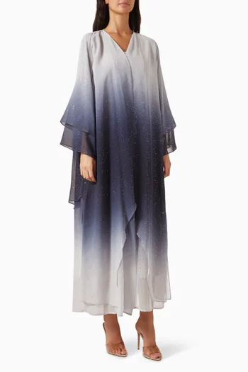 Sequin-embellished Abaya